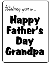 free printable fathers day card for grandpa
