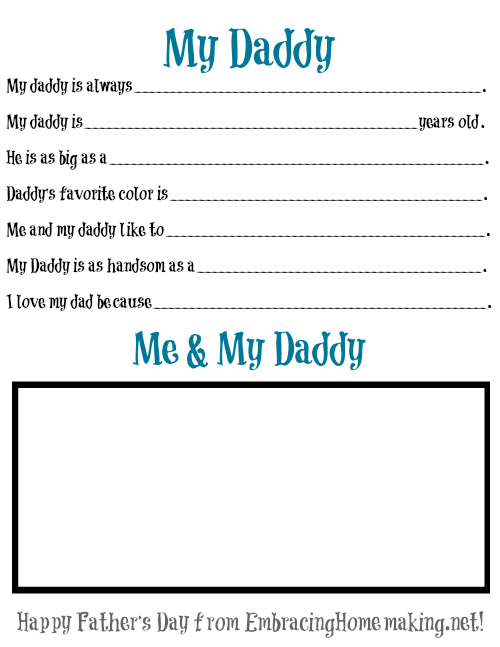 free printable fathers day cards papa