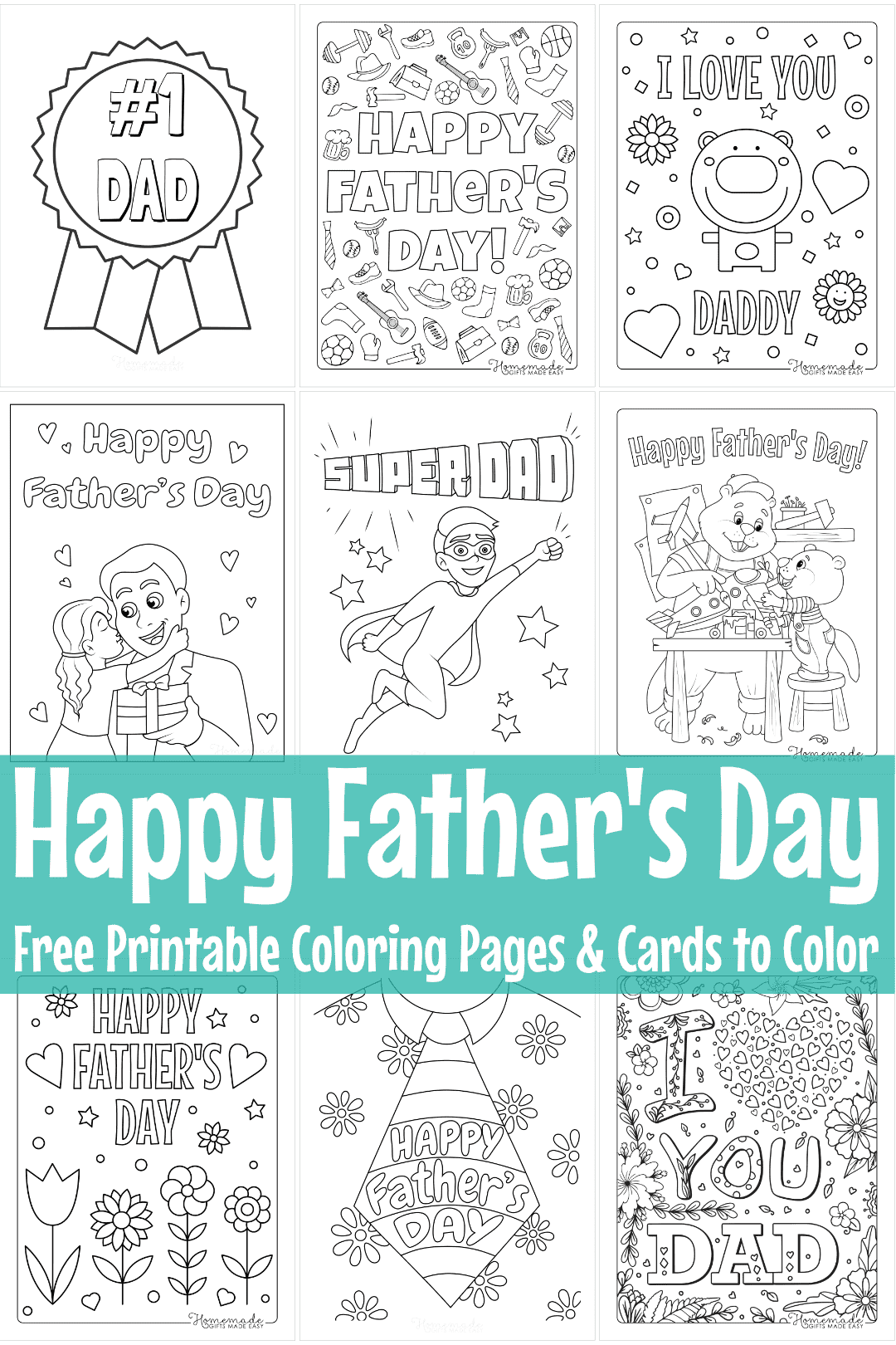 Free Printable Fathers Day Cards 2024