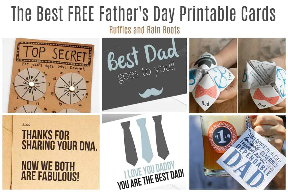 free printable fathers day cards papa