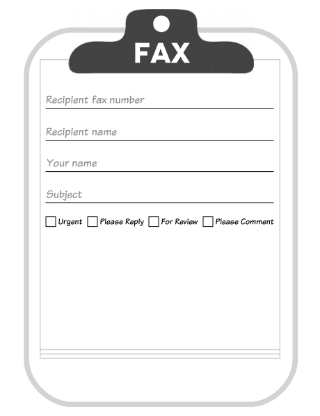 free printable fax cover sheet pdf