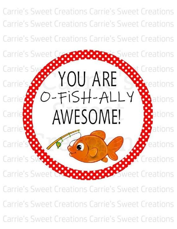 free printable fish gift tags