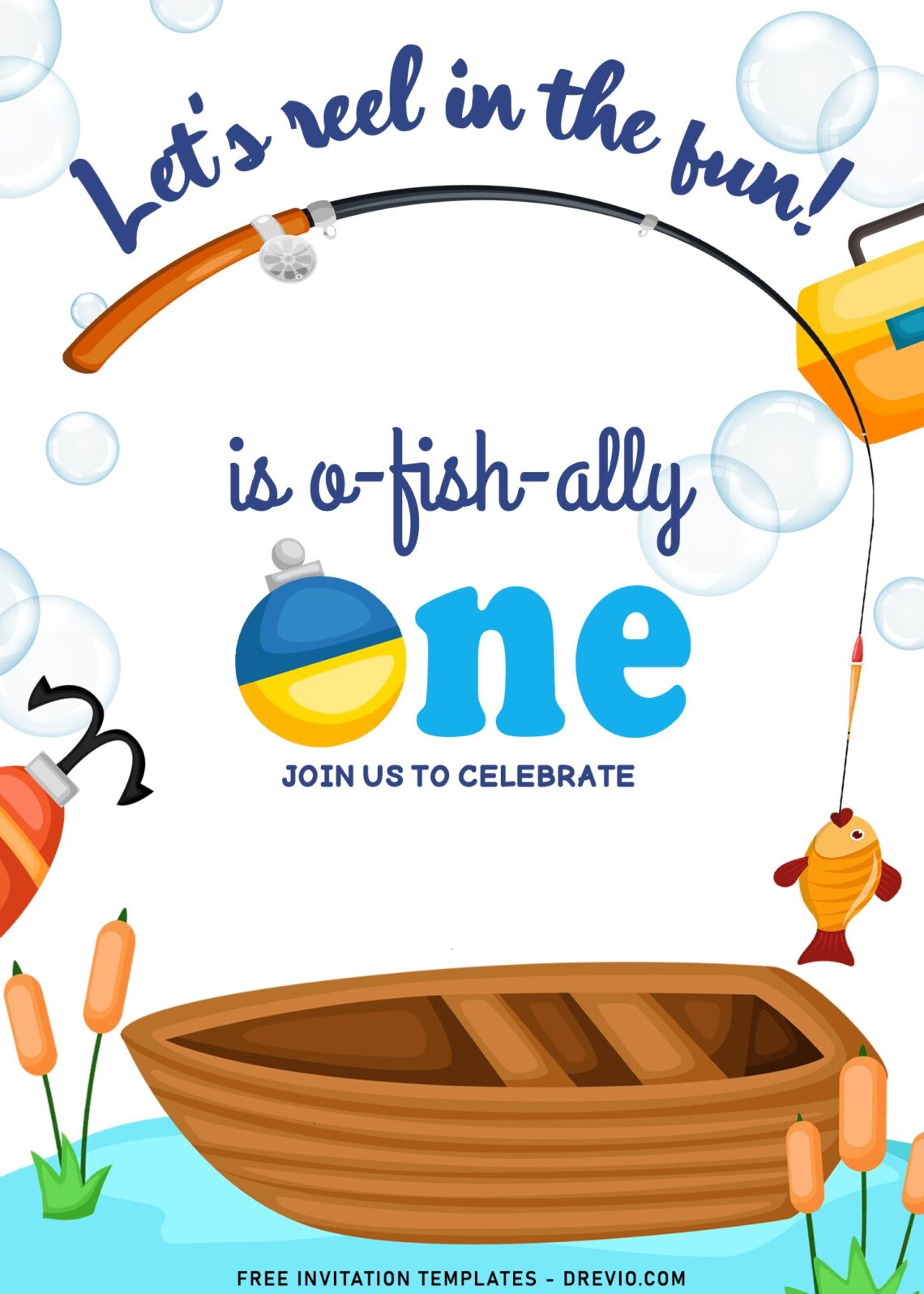 8+ Little Fisherman Fishing Themed Baby Shower Invitation, fishing ...