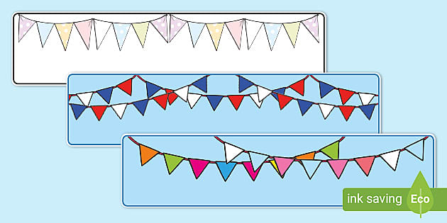 FREE! - Printable Bunting Banner Pack - Display Resource - Twinkl