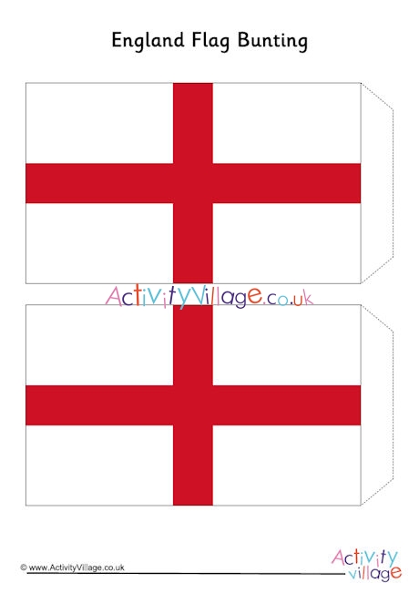 England Flag Bunting - Small