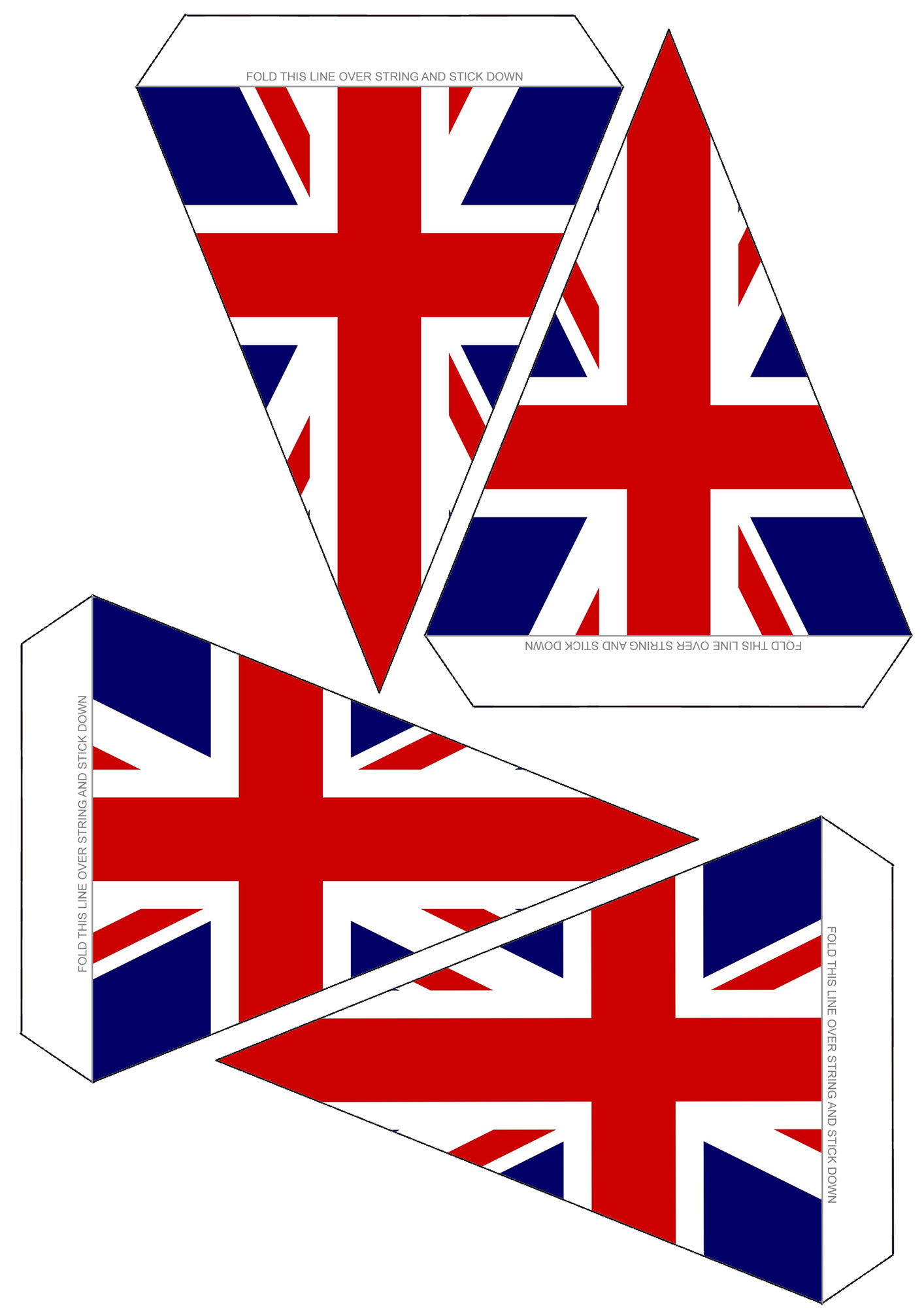 free printable flags bunting