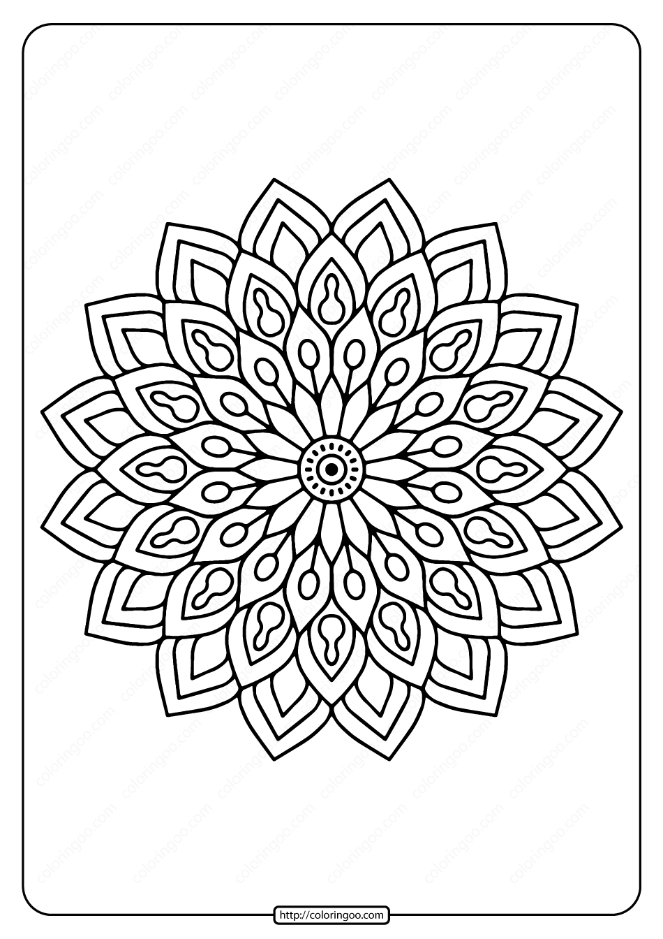 Free free printable flower mandala coloring pages, Download Free free