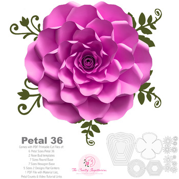 The Crafty Sagittari - Page: 2 - Premium Paper Flower Templates
