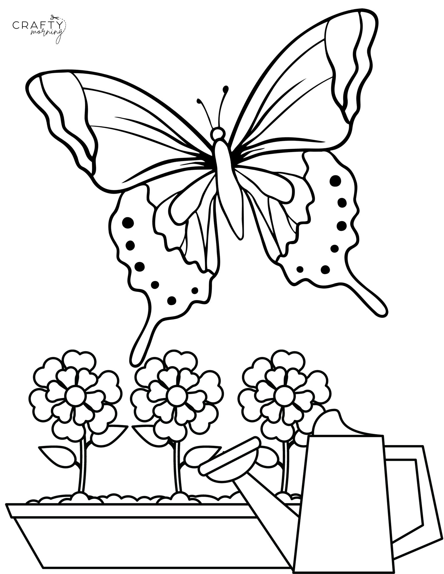 free-butterfly-coloring-pages-to-print-crafty-morning-worksheets-library for Free Printable Pictures Of Flowers And Butterflies Free Butterfly Coloring Pages to Print - Crafty Morning - Worksheets Library for Free Printable Pictures Of Flowers And Butterflies