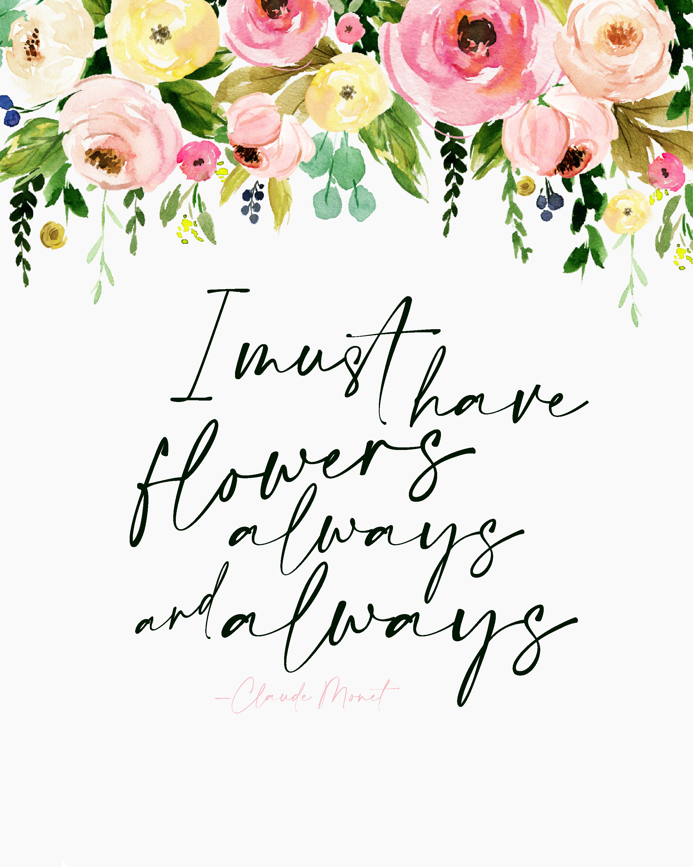free printable flowers pictures