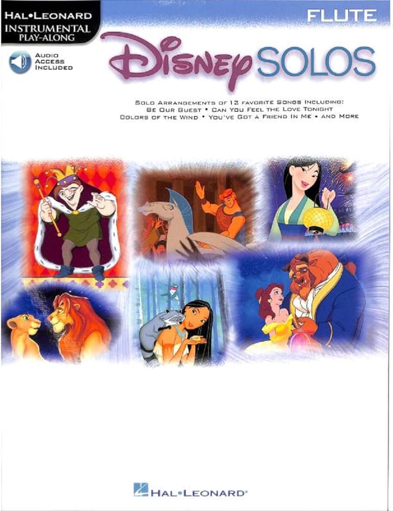 free printable flute sheet music disney