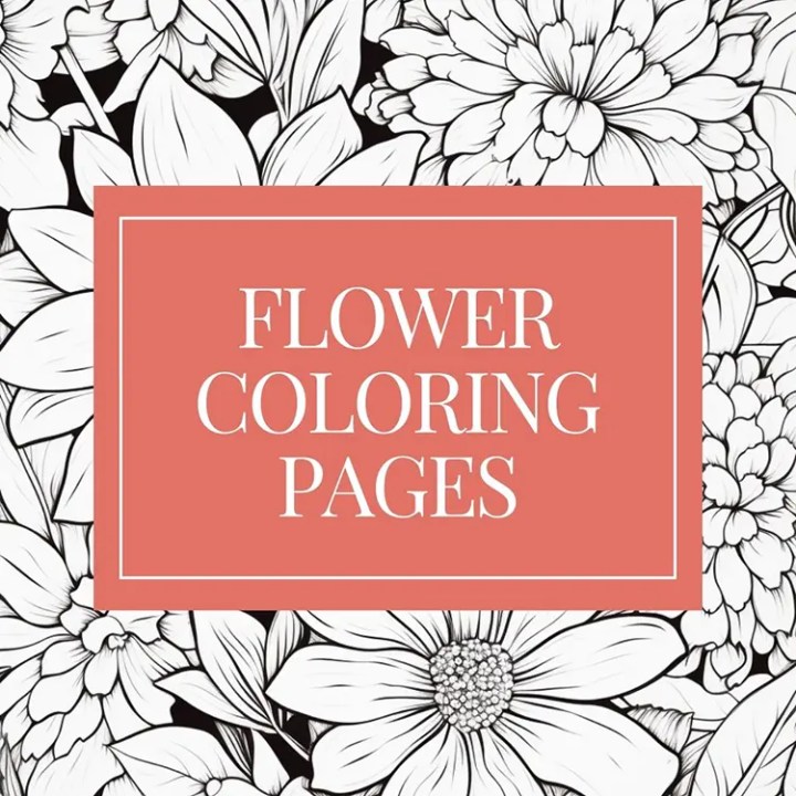 Flower Coloring Pages for Kids and Adults (Free Printables ...