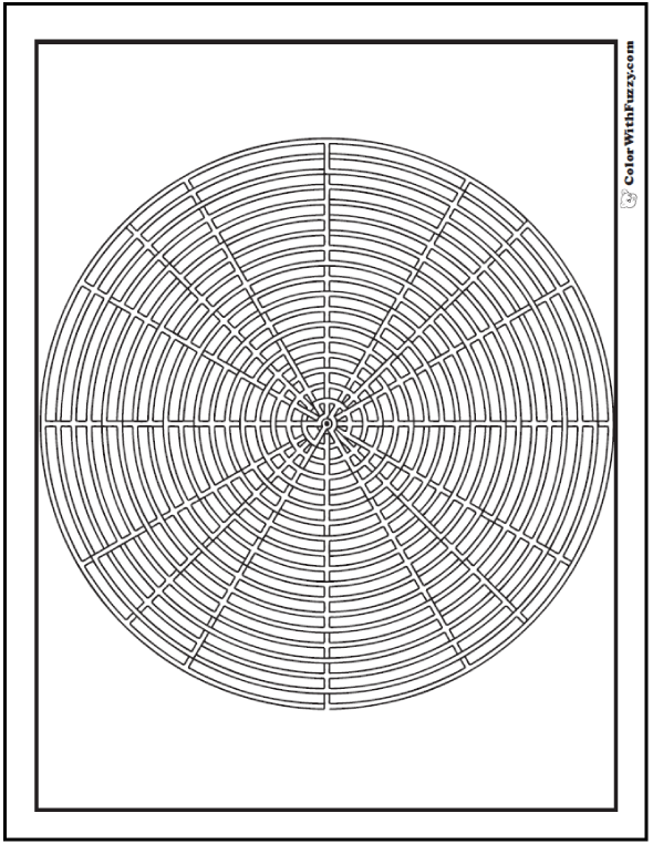 free printable geometric mandalas