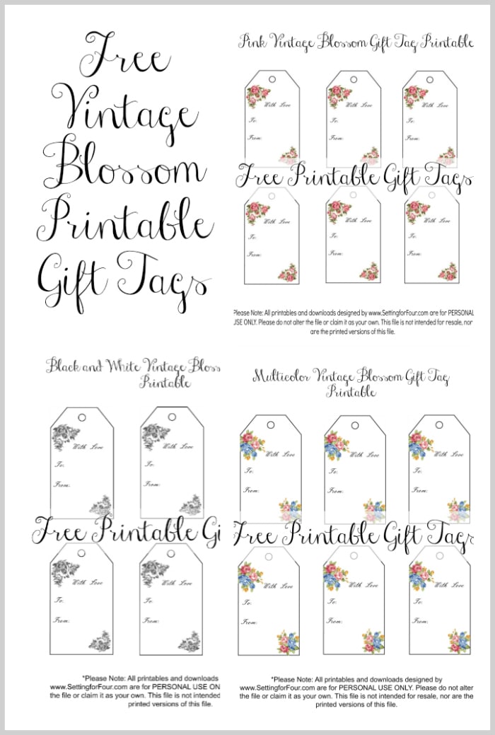 free printable gift stickers