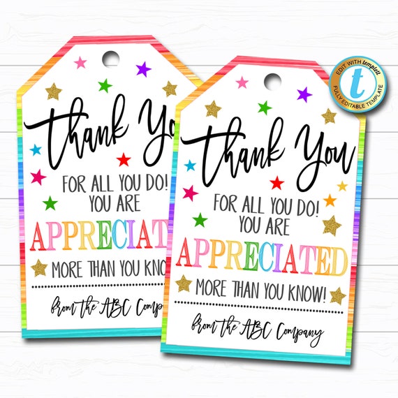 free printable gift tags for employee appreciation