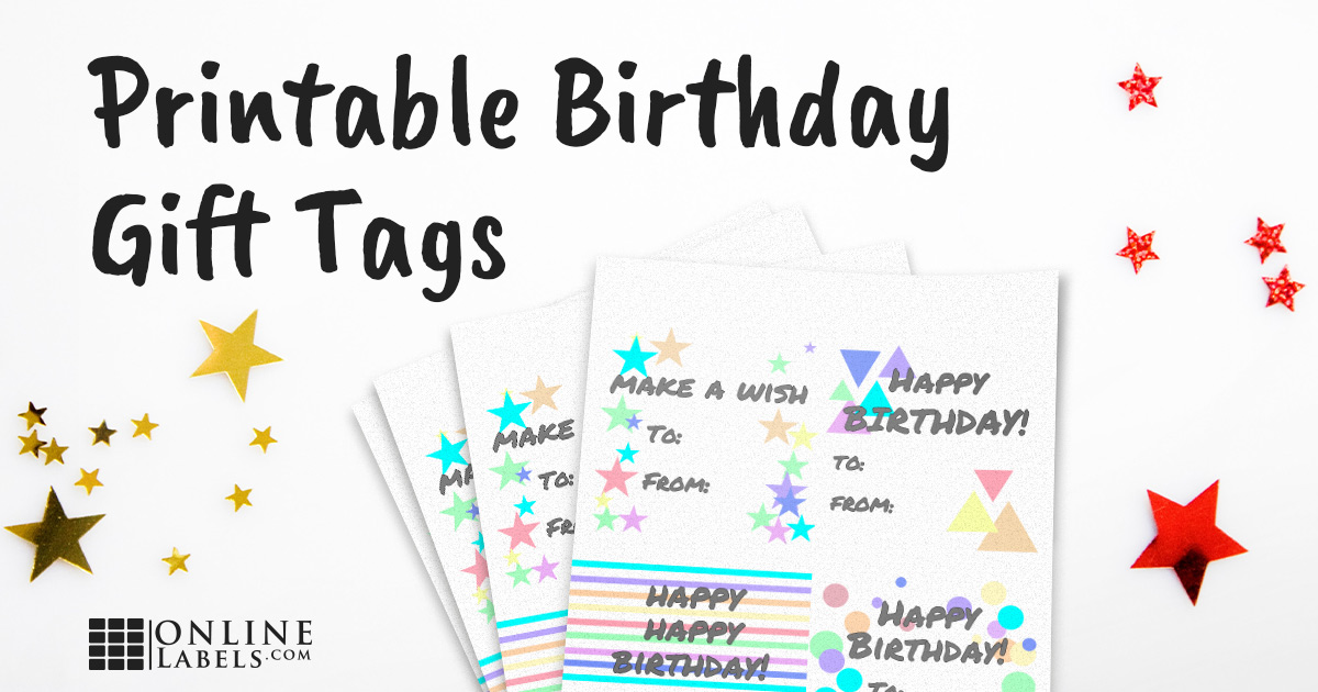 free printable gift tags labels