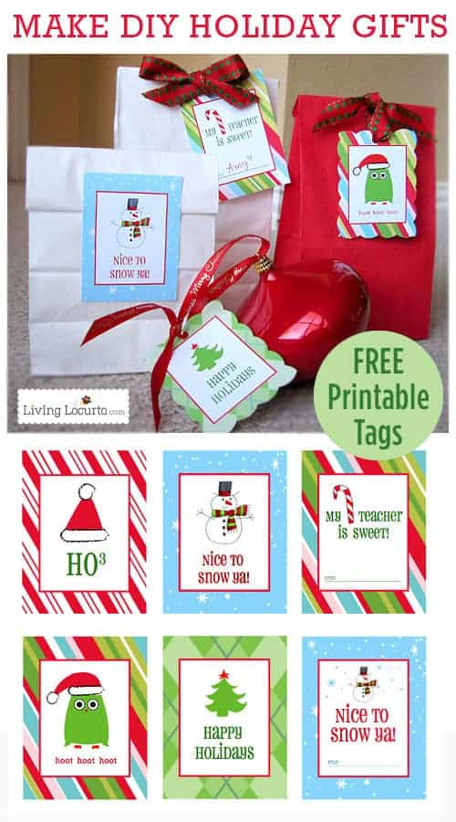 free printable gift tags labels