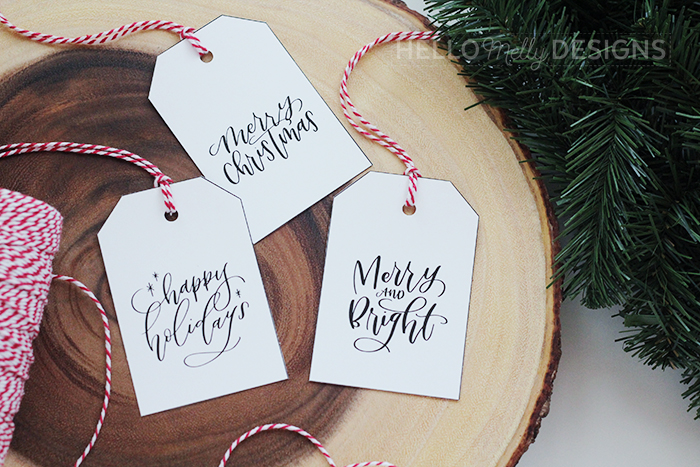 Modern Gift Tags Printable, Gift Tag Labels, Birthday Gift ...