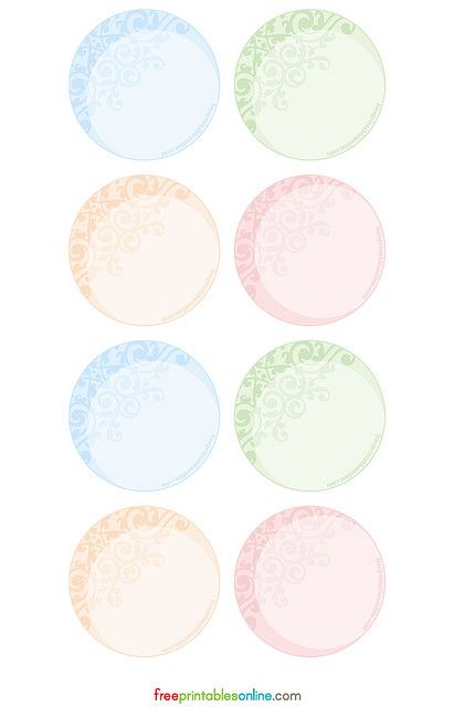 Pastel Soft and Dreamy Printable Gift Tag Templates - Free ...