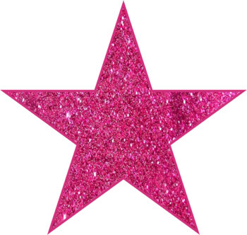 free printable glitter stars