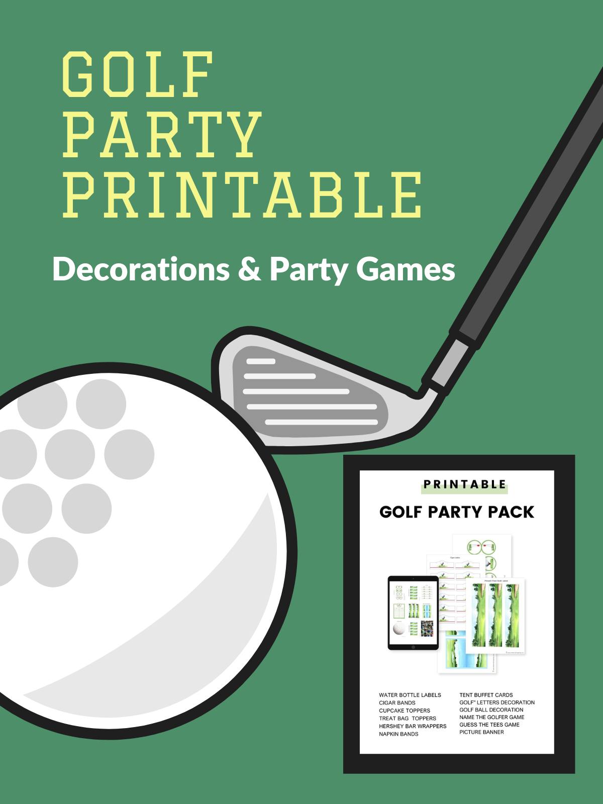 free printable golf water bottle labels