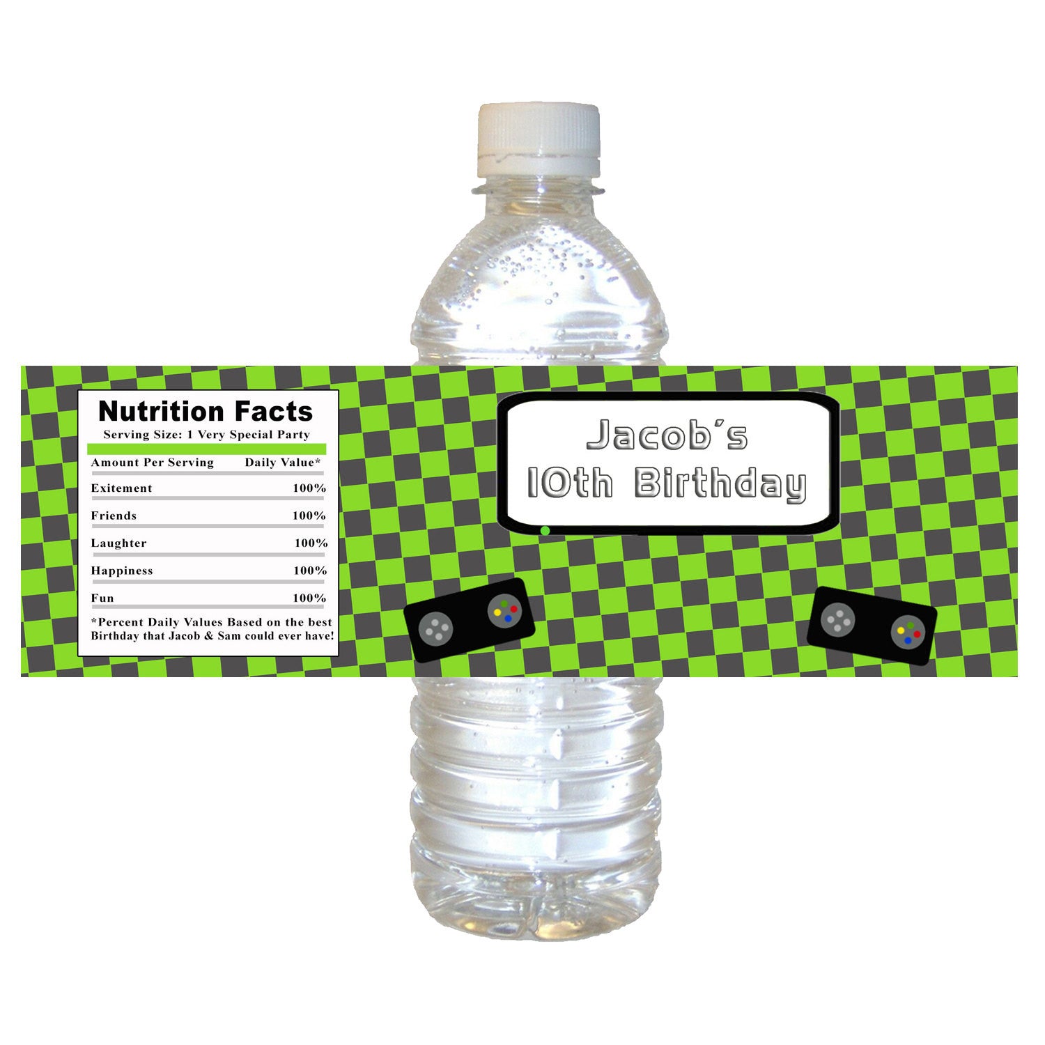 free printable golf water bottle labels