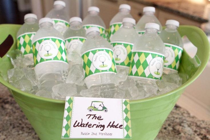 free printable golf water bottle labels