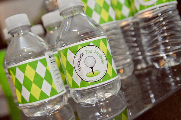 free printable golf water bottle labels