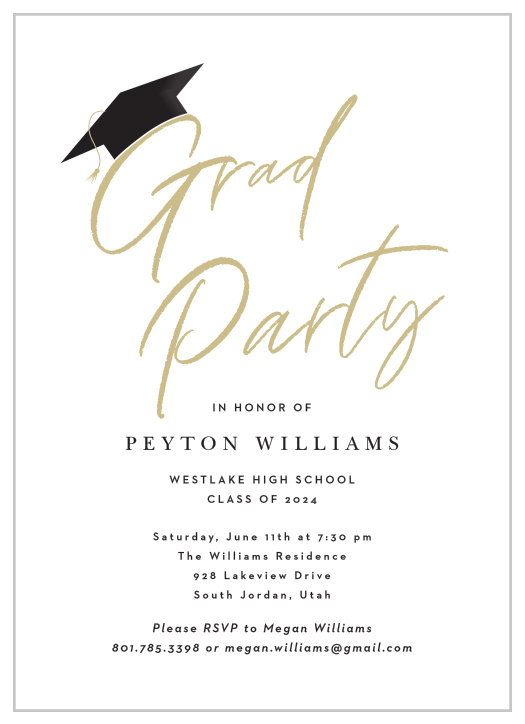 free printable graduation announcement cards