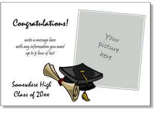 free printable graduation announcement cards