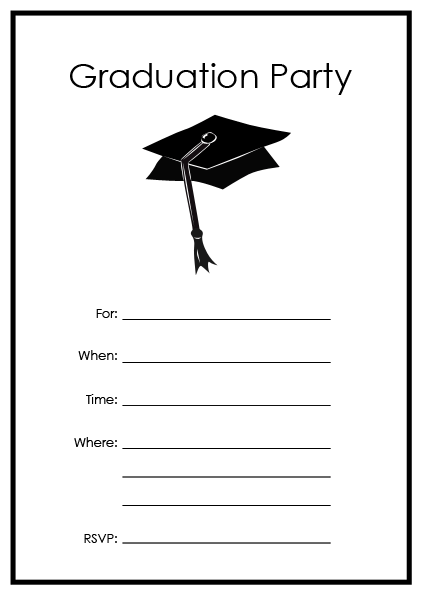 free printable graduation announcement templates 2017