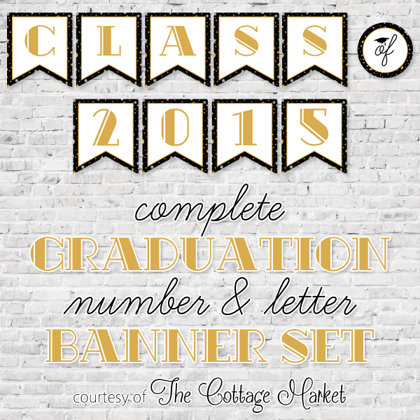 free printable graduation banner 2017
