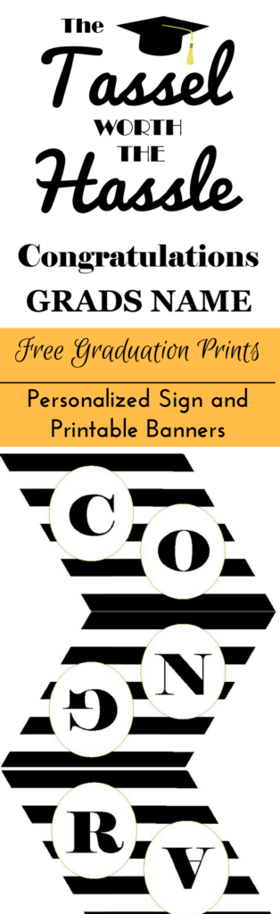 free printable graduation banner 2017