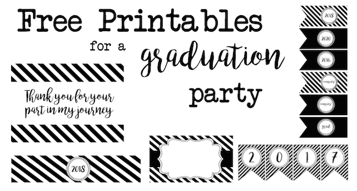 free printable graduation banner 2017