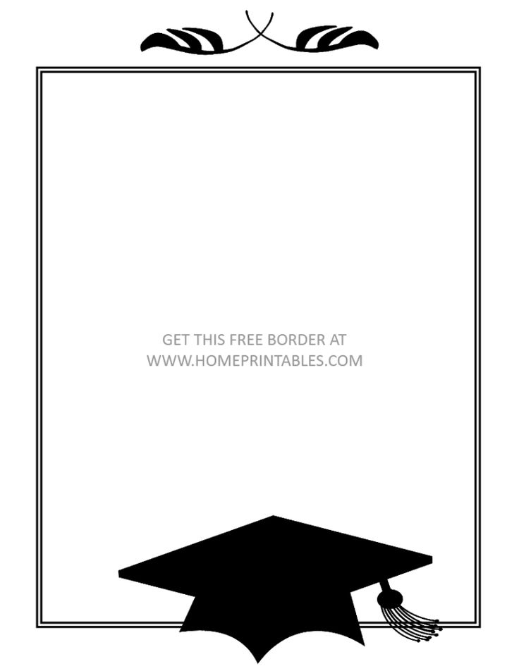 free printable graduation borders