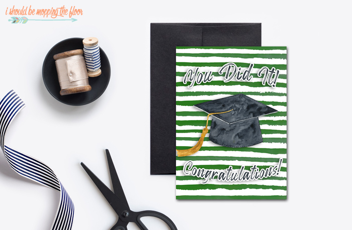 11 Free Printable Graduation Cards | i should be mopping the floor