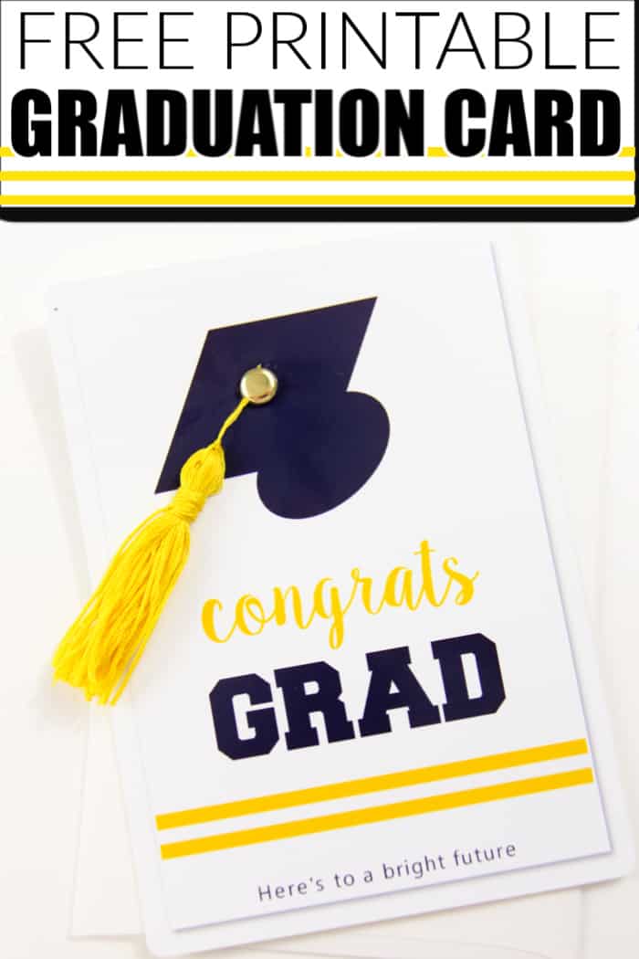 free printable graduation card maker