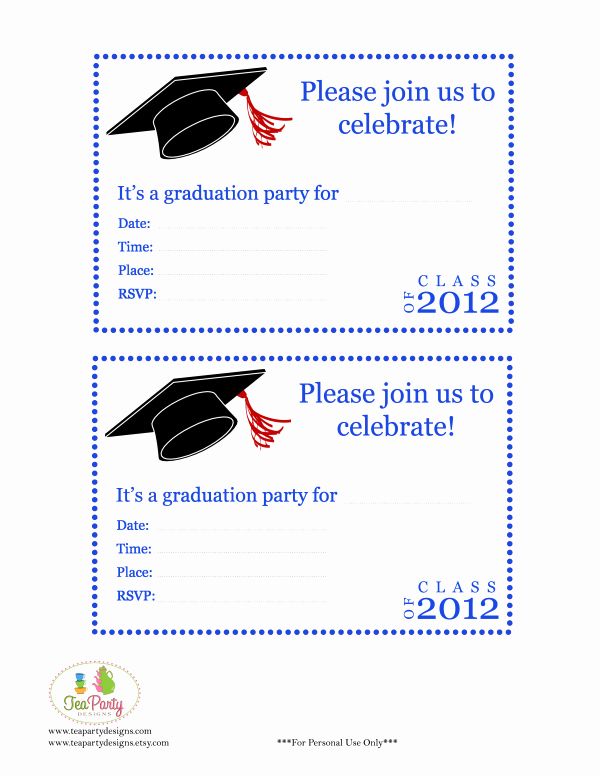 Graduation Card Template Word