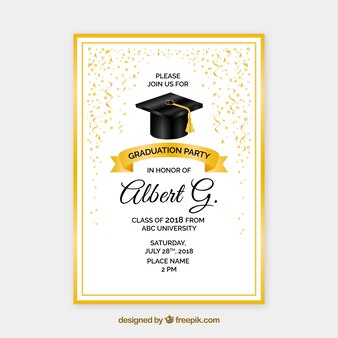 free printable graduation invitation templates 2018