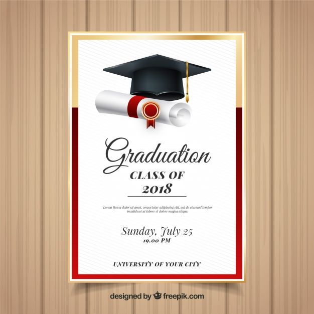 free printable graduation invitation templates 2018