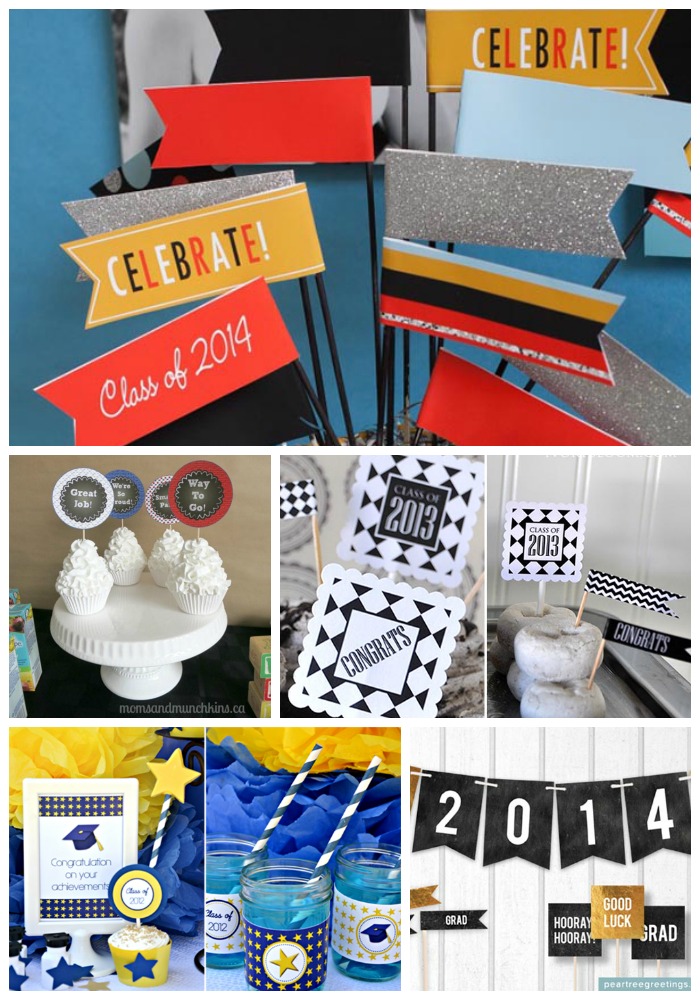 free printable graduation party 2014