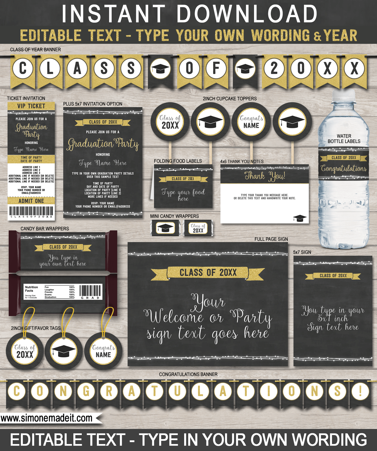 free printable graduation party invitations 2017