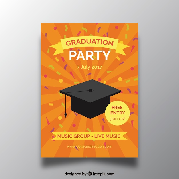 free printable graduation party invitations 2017