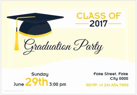 free printable graduation party invitations 2017