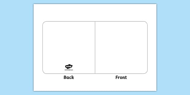 Editable Greetings Card Template - Teaching Resources