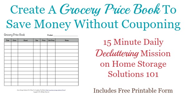 Grocery Price Book: Use It To Compare Grocery Prices In Your Area