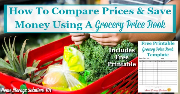 free printable grocery price list