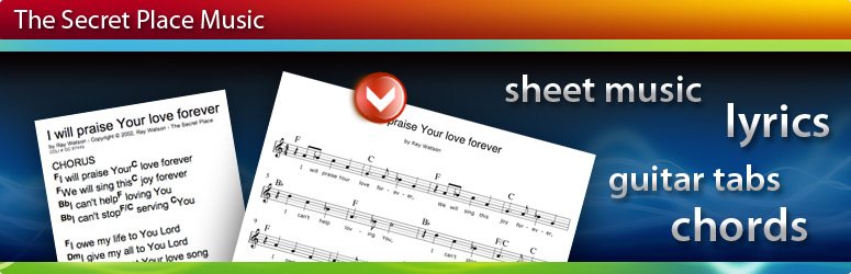 free printable guitar sheet music with lyrics