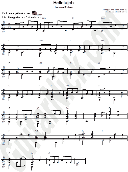 free printable guitar sheet music with lyrics