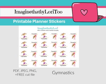 free printable gymnastics stickers